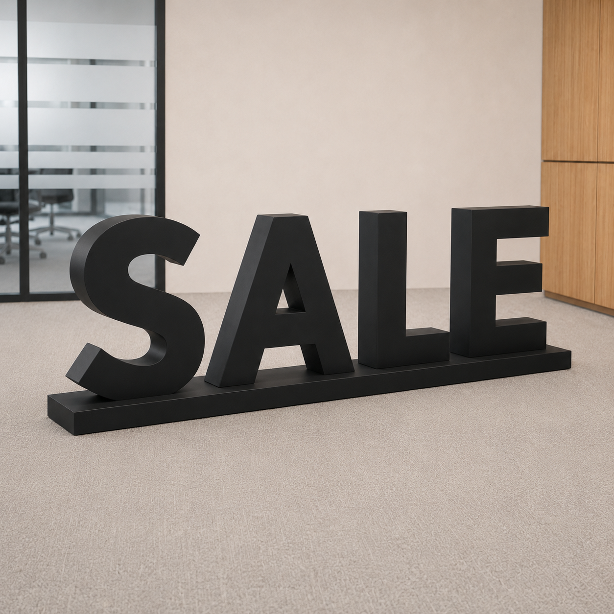 Напис з пінопласту SALE